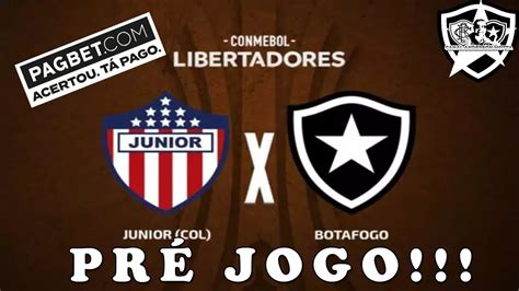 LIVE ALVINEGRA RAIZ COPA LIBERTADORES PRÉ JOGO BOTAFOGO X JUNIOR