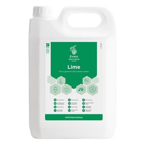 Evans Vanodine Lime General Purpose Disinfectant Janitorial Supplies