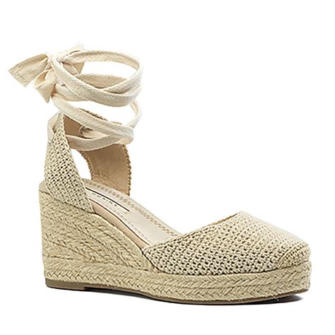 Sandalia Esparto Bordada Natural Marca Corina REF M4303 Zapatos