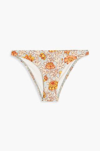 Zimmermann Floral Print Low Rise Bikini Briefs The Outnet