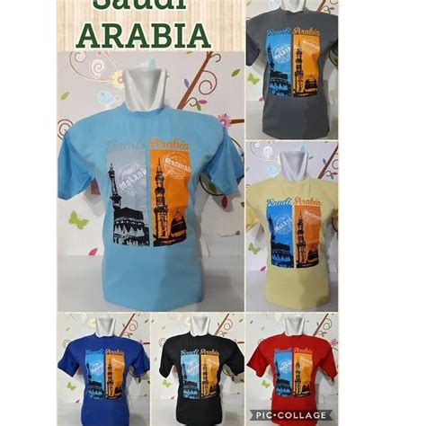 Jual Tren Kaos Negara Saudi Arabia Kaos Mekkah Madinah Kaos Oleh