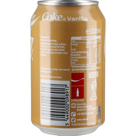 Coca Cola Vanilla Dosen 72 x 0 33l Einweg Internationale Getränke aus