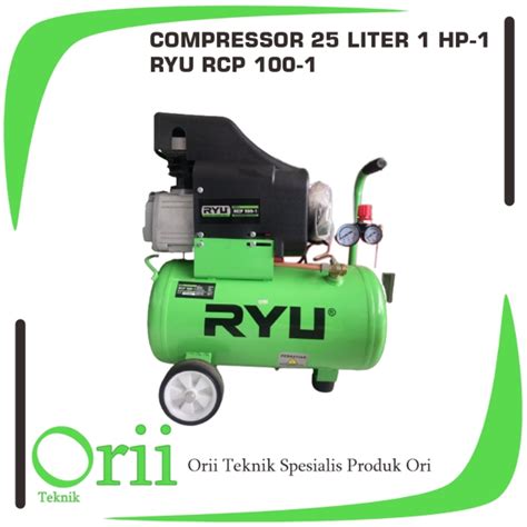 Ryu Rcp Rcp Kompresor Hp Hp Liter Portable Compressor