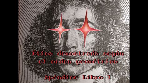 ÉTICA de SPINOZA Apéndice Libro 1 Audiolibro YouTube