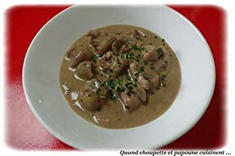 ROGNONS DE VEAU AUX CHAMPIGNONS ET PORTO De Quand Choupette Et Papoune