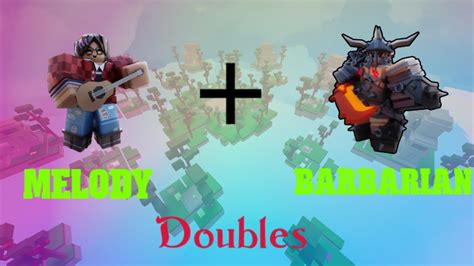 Barbarian Melody In Doubles Roblox Bedwars Youtube