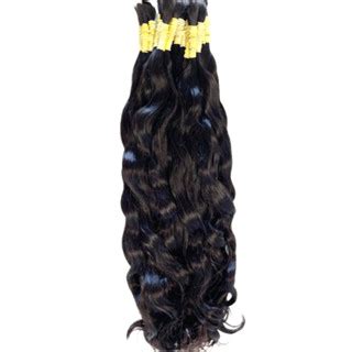 Cabelo Liso Leve Ondas Humano Natural 70 75cm 50 Gr Semi Limpo