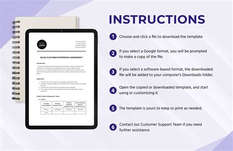 Sales Customer Experience Assessment Template In Word PDF Google Docs