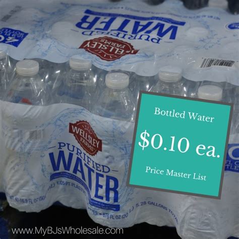 Bottled Water Prices At Bjs Buy In Bulk To Save Money Mybjswholesale