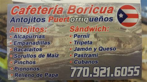 Cafetería Boricua Puerto Rican Bakery And Sandwiches 1175 Indian