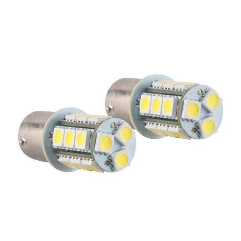 Lâmpada LED Automotiva 18 LEDS Branco 12V 2 Pólos Par KX3