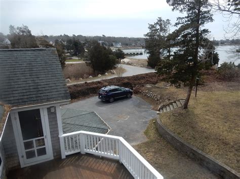 My front yard and path right to the beach across the street