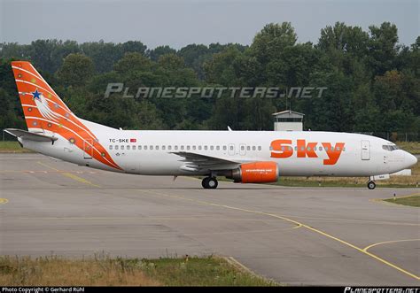 TC SKE Sky Airlines Boeing 737 4Q8 Photo by Gerhard Rühl ID 309359