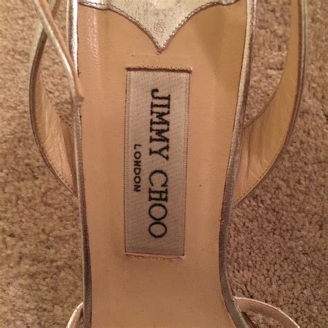 Jimmy Choo Shoes Authentic Jimmy Choo Metallic Sandals Poshmark