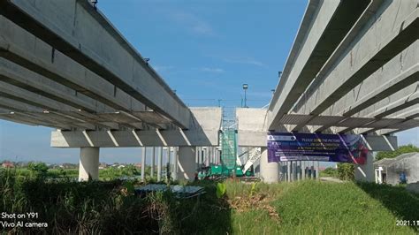 12 Girder Sudah Terpasang Rapi Di Jembatan Tol Semarang Demak