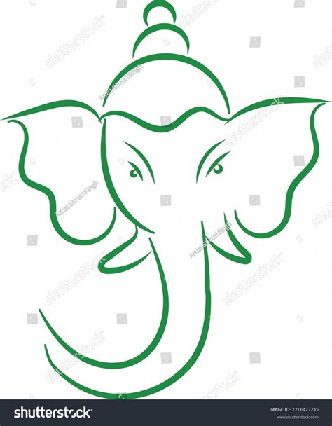 Update 79 Ganpati Outline Sketch Seven Edu Vn