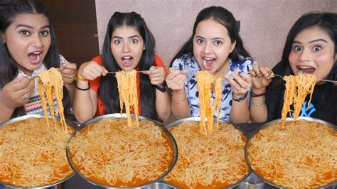 World S Spicy Garlic Maggi Eating Challenge Spiciest Maggi Eating