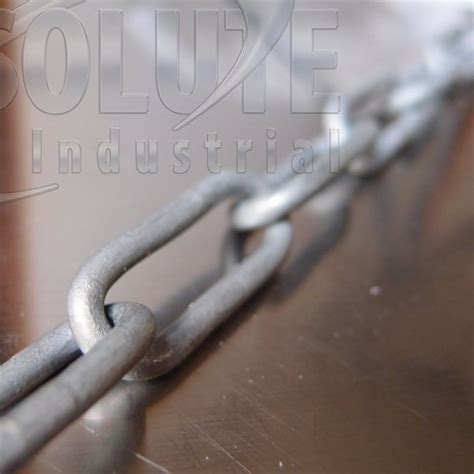 Mild Steel Welded Straight Link Chain Hot Dipped Galvanised From