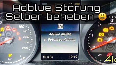 Mercedes Adblue St Rung Selber Beheben Glc A C E Gla K Youtube