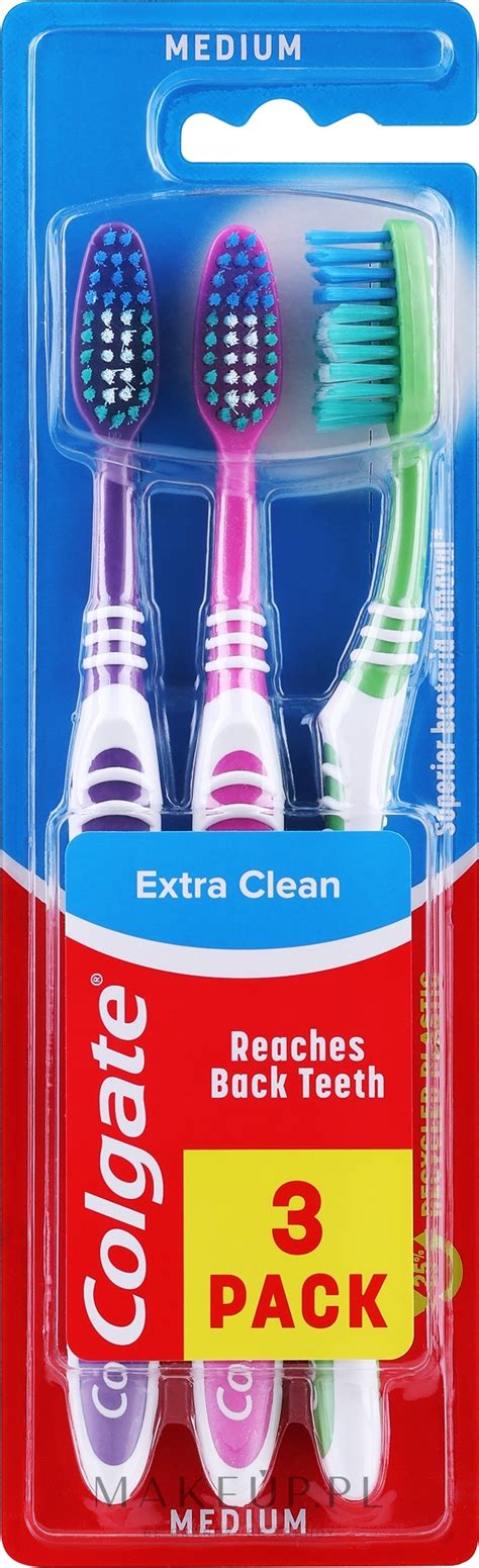 Colgate Extra Clean Medium Szczoteczki do zębów średnia twardość