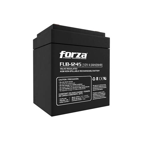 Batería Forza para UPS FUB 1245 12V 4 5Ah ProNet Tecnología