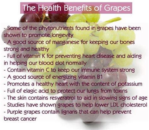 The Health Benefits of Grapes - The Food Hotlist