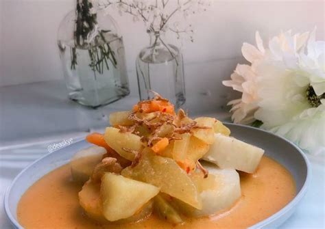 Resep Lontong Sayur Labu Siam Oleh Dea Cookpad