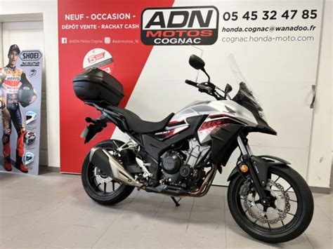 Honda Cb X Abs Cm Moto Trail Km Blanc