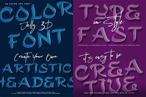 Huge Color SVG Font Bundle - 100 Sets - Dealjumbo