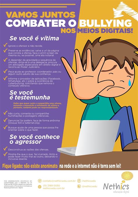 Cartaz Sobre O Bullying Revoeduca