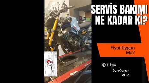 BAKIM MALİYETİ NE KADAR YAMAHA SERVİSİ NASIL KAÇ TL TUTTU PAHALI MI