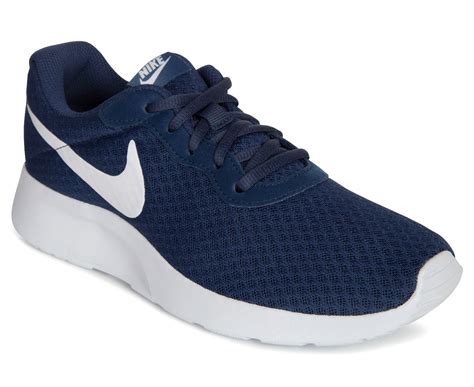 Nike Womens Tanjun Shoe Navywhite Scoopon Shopping