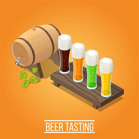 Isometric Brewery Beers 1391730 Vector Art At Vecteezy