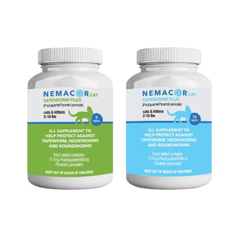 Nemacor® Cat Tapeworm Plus T 00924