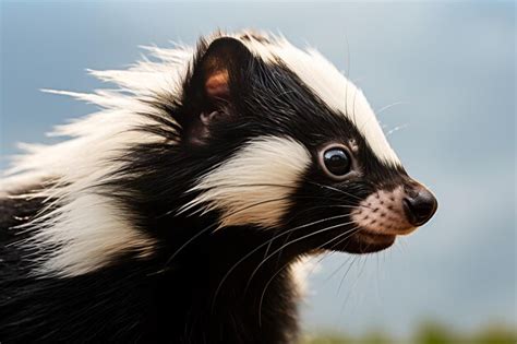 Premium Ai Image Skunk In The Forest Animal In The Natural