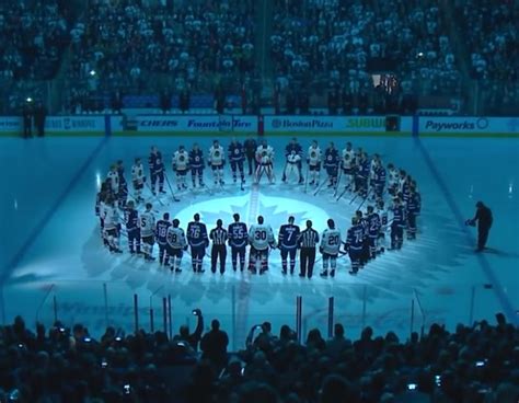 NHL teams pay tribute to the Humboldt Broncos after tragedy.