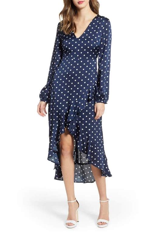 Endless Rose Polka Dot Highlow Maxi Dress Nordstrom High Low Maxi