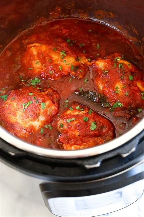 Recette De Poulet Cacciatore Pot Instantané