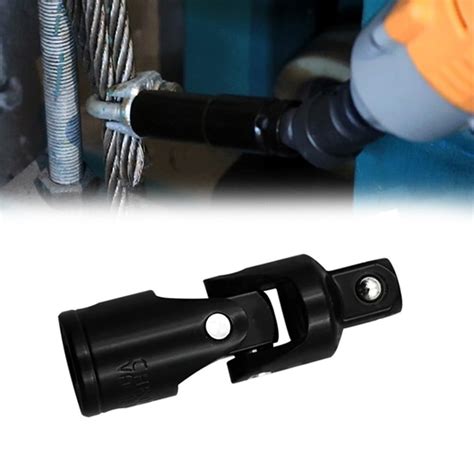 12in Pneumatic Universal Joint 90 Degree Swivel Electric Wrench Socket Adapter