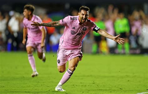 Lionel Messis First Goal For Inter Miami Secures Victory In Leagues