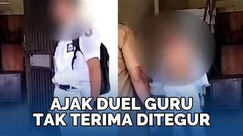 SOK JAGO Tak Terima Ditegur Guru Rapikan Seragam Siswa SMA Malah Buka