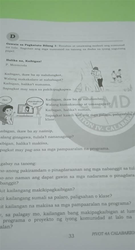 Gawain Sa Pagkatuto Bilangsa Pagkatuto Bilang Basahin At Unawaing Hot