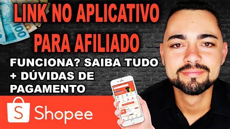 Link De Afiliado Shopee Pelo Aplicativo Funciona COMO GERAR LINK DE