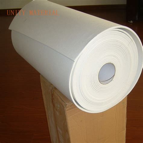 Refractory Fibre Wool Sealing Strip Heat Insulation 12601350 Ceramic Fiber Paper Roll 1000