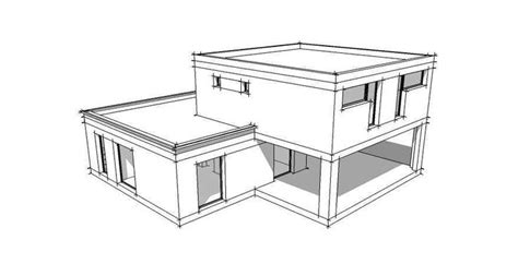 Collecter Imagen Dessin Maison Moderne Fr Thptnganamst Edu Vn