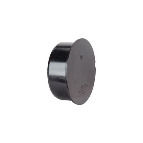 Polypipe Soil 110mm Socket Plug Black Drainage Superstore®