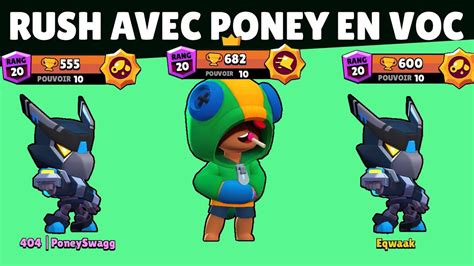 Rush Top Monde Brawl Stars Ft Poney En Voc Eqwaak Youtube