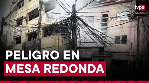 Mesa Redonda Mara As De Cables Ponen En Peligro A Asistentes Y