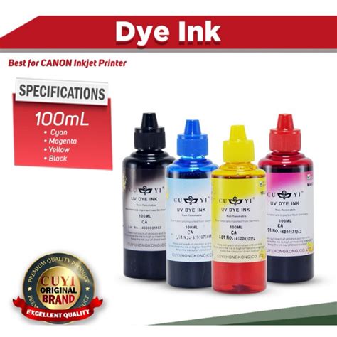 Canon Brother Cuyi Continous Refillable Dye Ink Ml For Inkjet