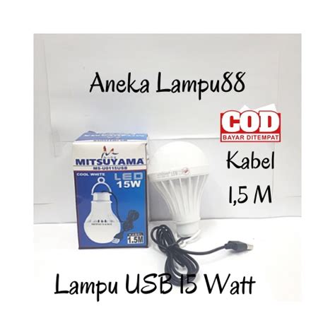 Jual Lampu Bohlam Usb 15 Watt 5 Watt 8 Watt 10 Watt Bohlam LED